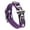 Purple, variant on Edgy Crossed Bone Bracelet With Punk Rock Skull Charm Synthetic Leather Wrist Jewelry For Alternative Style Statements