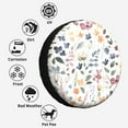 thumbnail image 6 of Kdxio Watercolor Floral for Tire Cover Wheel Protectors Tyre Covers Weatherproof Wheel Covers Universal Fit for Trailer Rv SUV Truck Camper Travel Trailers 14 inch, 6 of 8
