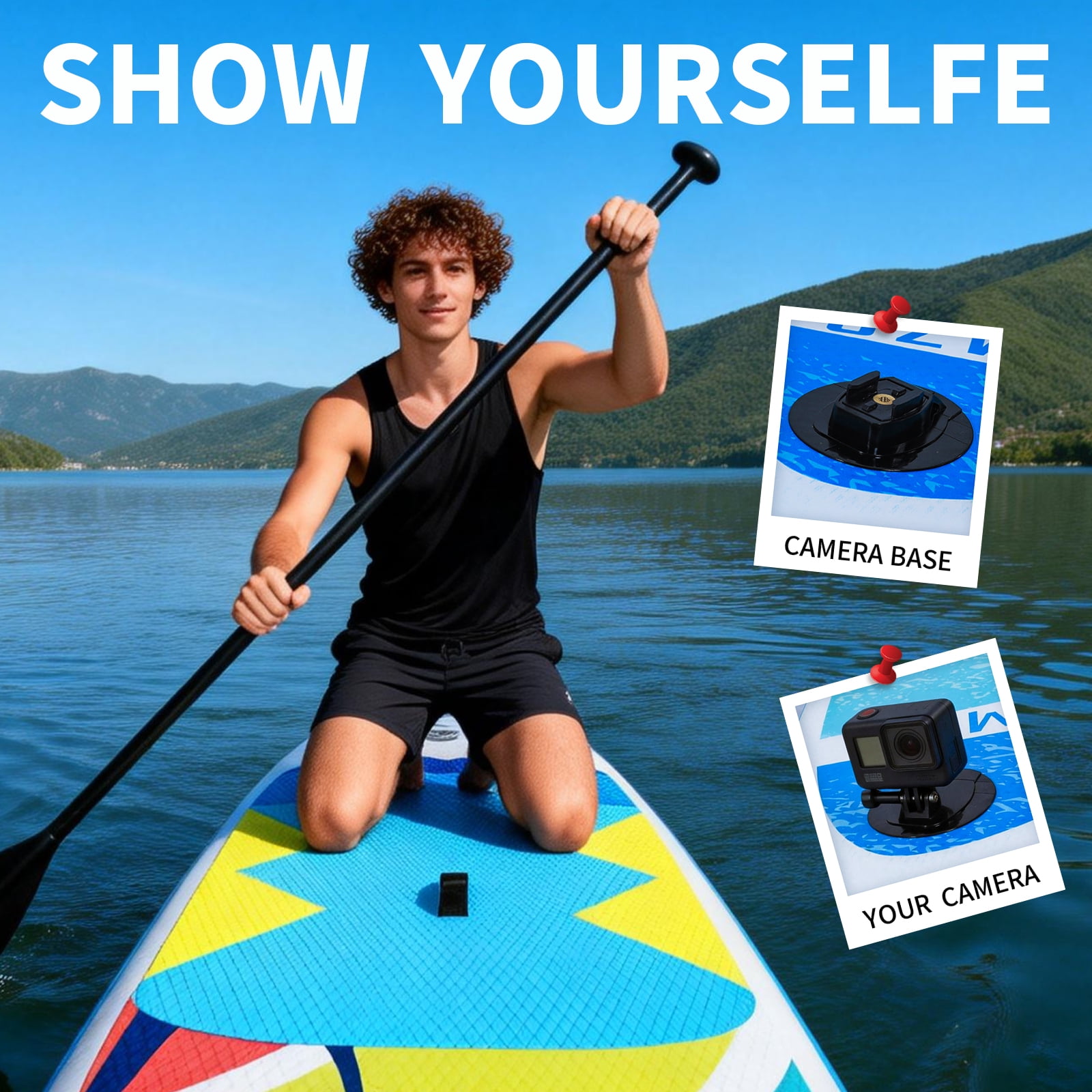 Inflatable Stand Up Paddle Board 10’Sizes Complete SUP Kit Ultra-Stable Non-Slip Comfort Deck Design for All Skill Levels on Lakes & Ocean
