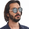 thumbnail image 4 of Lunettes de Soleil Rondes Polarisées à Teinte Réglable avec Contrôle Manuel Progressif ND9 pour Sports Extérieurs et Activités de Plage, 4 of 4