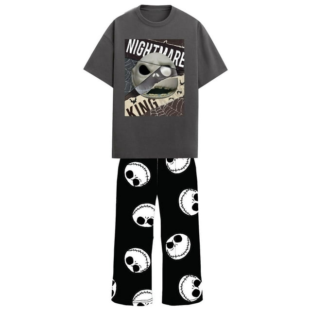 Nightmare Before Christmas Pyjama pour Hommes Jack Skellington Toile d'Araignée