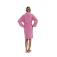 thumbnail image 2 of Bata infantil BC BARE COTTON rosa de microfibra y polar, talla pequeña, 2 of 6