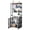 Black, variant on MROOBEST Bookshelf Desk Modern Space Saving Home Office Furniture Durable Metal Black