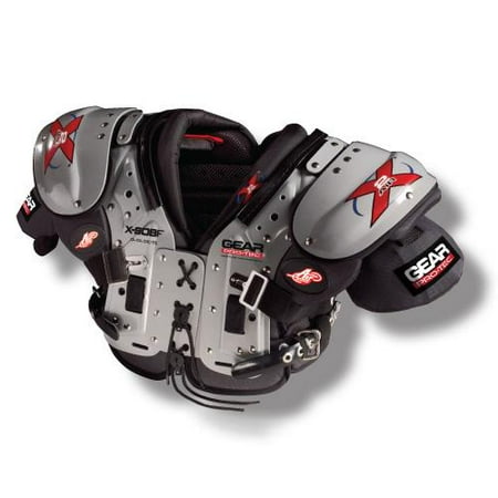 X2 AIR X-SOBF OL/DL/DE/TE Football Shoulder Pads-Size:LRG