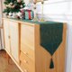 thumbnail image 1 of Xiao Hua Mantel de encaje rectangular para cocina, comedor, boda, fiesta, decoración. Tamaño J: 9,44 x 137 pulgadas, verde D., 1 of 5
