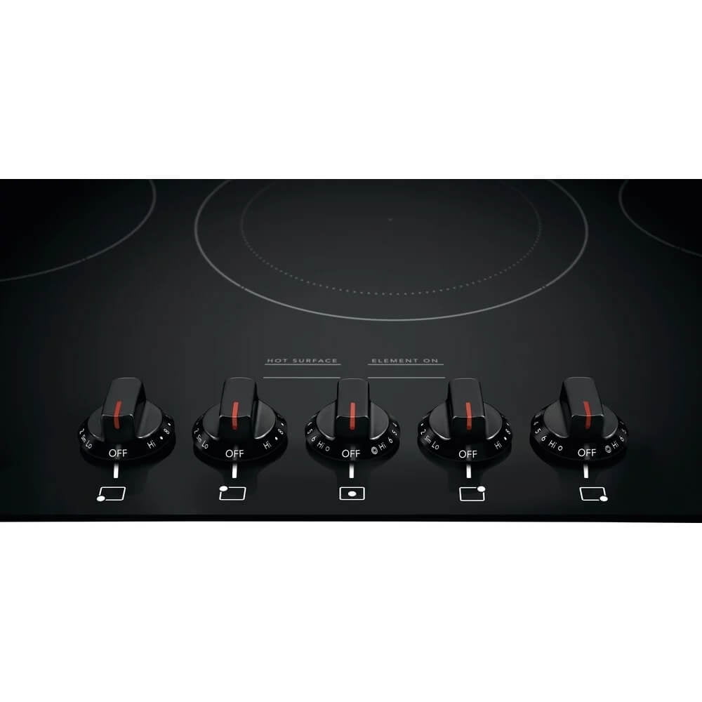 Frigidaire Gallery FGEC3648UB 36 inch Black 5 Burner Electric Cooktop