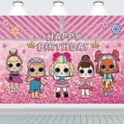 LOL Surprise Taspestry Post Banner Backdrop Background Party Supplies Wall Decor