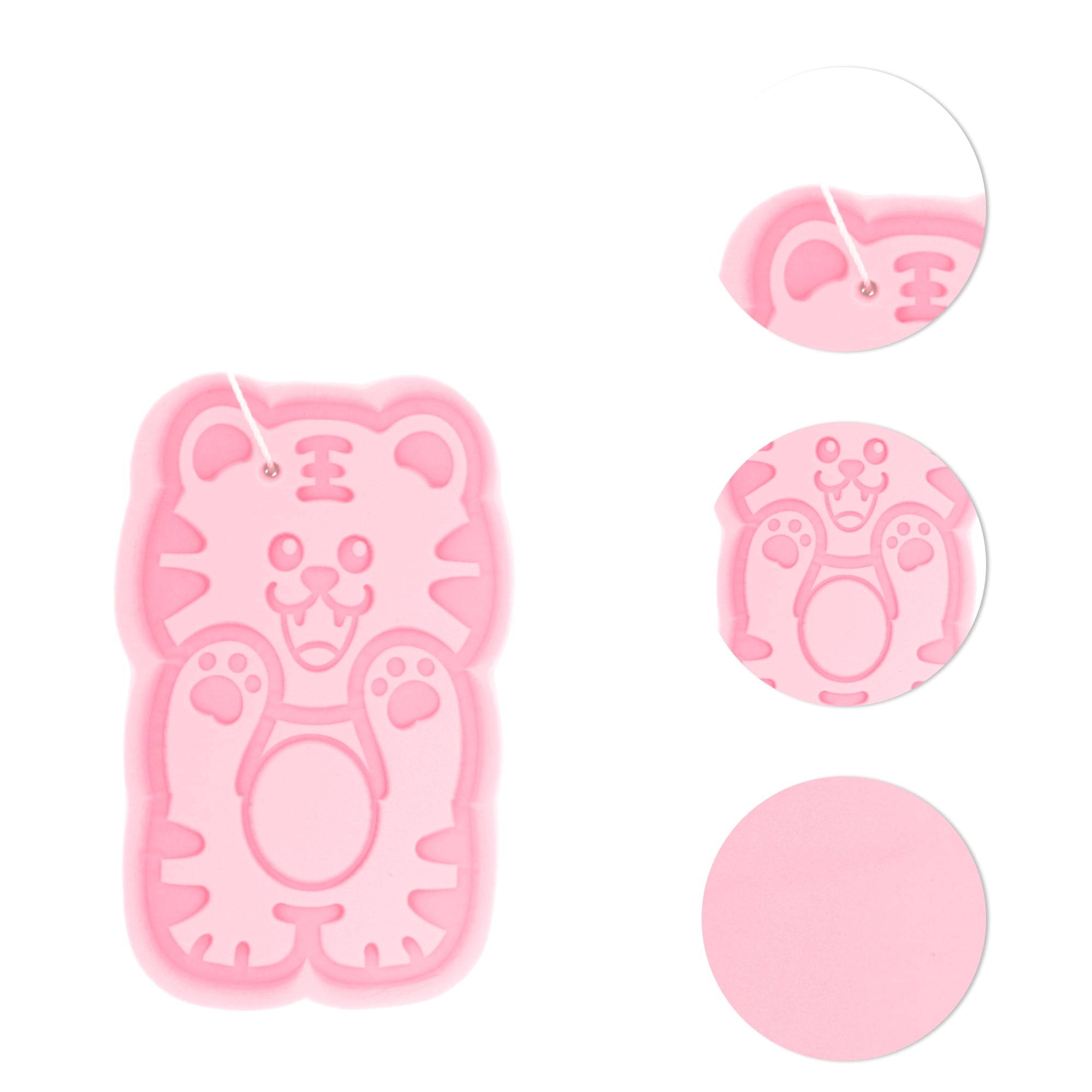 Unique Bargains Cartoon Bath Brush for Shower 4.33"x2.56"x0.79" Pink