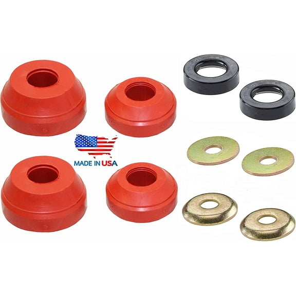 Front Suspension Radius Arm Bushing Kit (pair) for Bronco Ranger FORD F150 F250 F350 Explorer, Mazda B2300 B3000 B4000 Navajo Fits select: 1984-1990 FORD BRONCO II