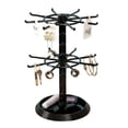 thumbnail image 2 of Dsseng Jewelry Organizer 2 Tier Rotating Jewelry Display Stand Spinning Necklace Tower Storage Rack For Earrings Watch Showcase, 2 of 6