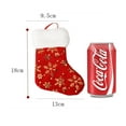 thumbnail image 2 of Christmas Mini Stockings,12 Pcs Felt Glitter Snowflake Stockings for Christmas Tree and Room Ornament Decoration and Gift Holder, 2 of 9