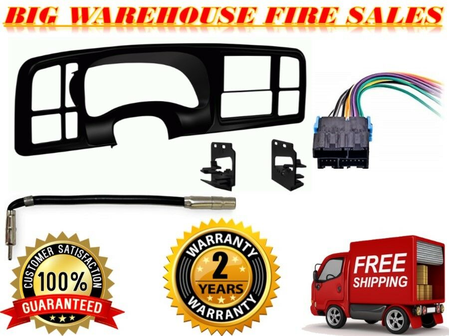 Metra DP3002B Black Double DIN Dash Kit 