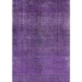 thumbnail image 1 of Ahgly Company Machine Washable Indoor Rectangle Industrial Modern Bright Grape Purple Area Rugs, 2' x 3', 1 of 7