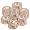 thumbnail image 1 of Anillos con ojales para cortinas WCIC, 32 unidades, 40 mm, café mate, 1 of 7