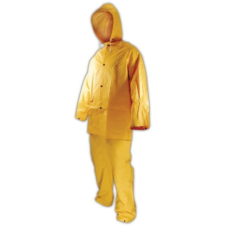 - Magid RainMaster Polyester Lined PVC 3-Piece Rainsuit 2XL, Each