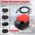 thumbnail image 2 of Fishing Reel Adapter for Milwaukee 18V M-18 Li-ion Battery Converter, Use forDaiwa 14.4V SEABORG 800MJ,SABORG 1200MJ 1200 800 Electric Fishing Reel Battery & Charger Electric Reel adapter, 2 of 7