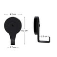 thumbnail image 3 of 4 Pack Magnetic Grill Hooks Grill Accessories for Hanging Grill Tools Black, 3 of 9