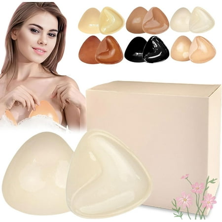 Blisshe Bra Inserts  Double Sided Push Up Sticky Bra  Reusable Adhesive Bra Pads Inserts for Sports Bra Swimsuit