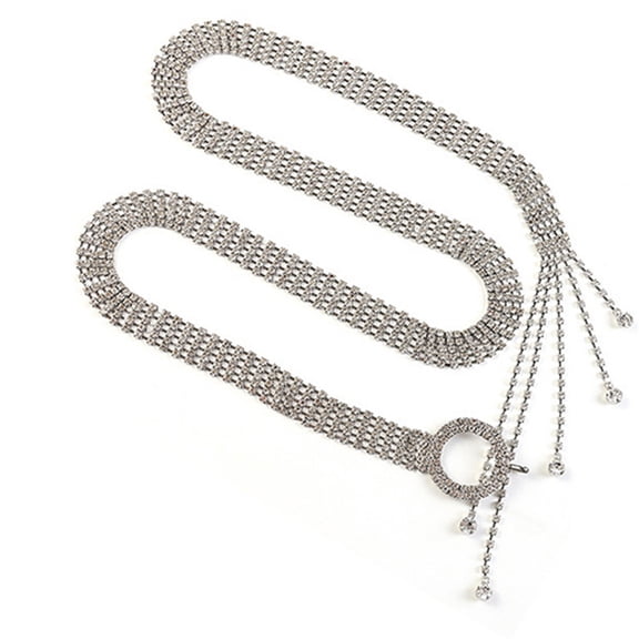 Waist Chain Belt for Women Waist Chain Belly Chain Waist Chain Rhinestones Belt Beach Belly Chain for Dress