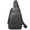 9053Black, variant on Fashion Men's Chest Leather Messenger Bag,Brown