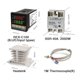 thumbnail image 2 of Controlador de temperatura PID Rex-C100 con termostato digital de 110-220 V, 2 of 8