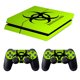 thumbnail image 2 of La consola de gamepad PS4 aloja pegatinas de color de cuerpo completo, pegatinas brillantes, pegatinas de moda Xemadio 2033347-2, 2 of 9