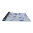 thumbnail image 2 of Ahgly Company Indoor Round Abstract Blue Modern Area Rugs, 5' Round, 2 of 4