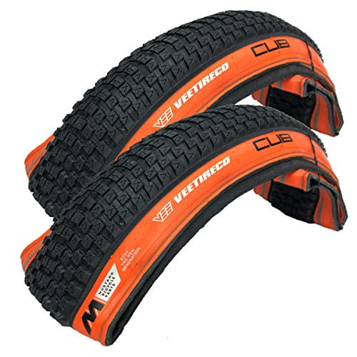 orange bike tires