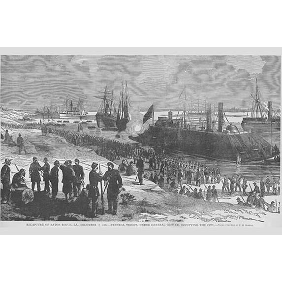 Recapture of Baton Rouge-Fine Art Canvas Print (20" x 30")