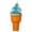 Blue, variant on Nice Cream Cone Sensory Squeeze Toy,Slow Rise Ice Cream Fidget Stress Relief Toy Under $5,PU Foam Anxiety Focus Desk Toy for Adults, Assorted Colors,surprise squishy dumpling,Makeup Organizers