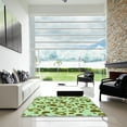 thumbnail image 7 of Ahgly Company Machine Washable Indoor Rectangle Transitional Pale Green Area Rugs, 6' x 9', 7 of 7