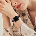 thumbnail image 4 of WFEAGL WFEAGL Slim Apple Watch Bandtainless Steel Strap Replacement 42mm 44mm 45mm Black, 4 of 7