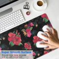 thumbnail image 4 of Long Mouse Pads for Desk,Pioneer Flower Floral Print Pattern Desk Mats on Top Of Desks, Desk Mouse Pad Extra Large with 3mm Non-Slip Base and Stitched Edge for Gaming,Office,Work,Home 31.5"x11.8", 4 of 6