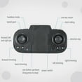 thumbnail image 4 of Quadcopter plegable S68 RC Drone para principiantes Mini plegable Altitud Hold Quadcopter RC Toy Drone para niños con modo sin cabeza de altura fija Eccomum Quadcopter plegable, 4 of 7