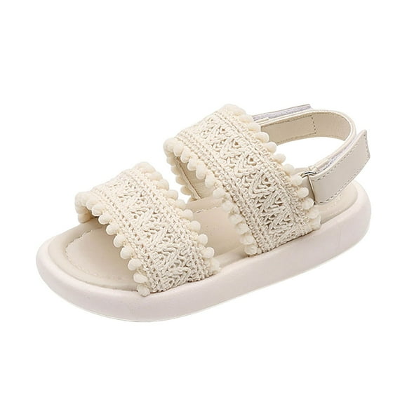 IUJSOY Toddler Sandals Adjustable Summer Slippers Boys Girls Comfort Soft Sole Walking Shoes