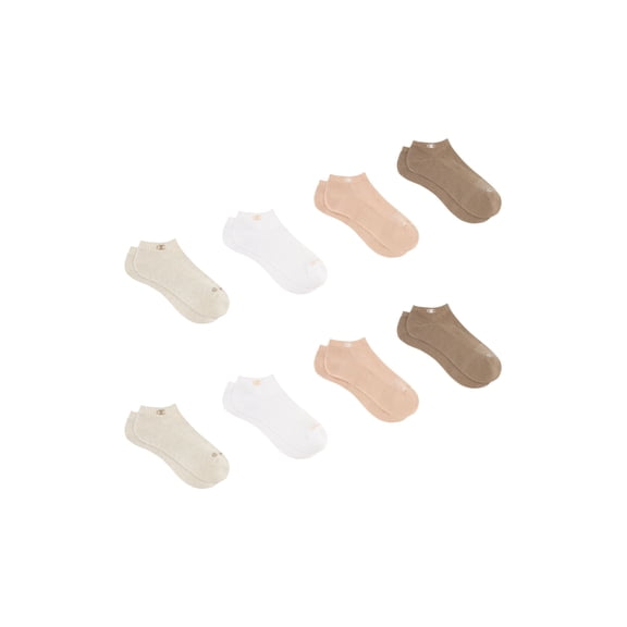 Champion Women’s Low Cut Cushioned Socks, 8 Pack, Sizes 4-10