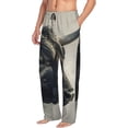 thumbnail image 6 of Logiee Mystical Bull in Fog Print Pajama Pants for Men,Men’s Pajama Bottoms,Mens PJ Pants with Pockets & Button Fly-X-Large, 6 of 6