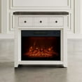thumbnail image 3 of Jofran Hearthside Modern Rustic 32" Electric LED Fireplace 5000 BTU Console TV Stand, 3 of 6