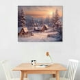 thumbnail image 2 of COMIO - Christmas Canvas Wall Art Decorations Christmas Winter Home Poster Picture Wall Decor Canvas Print,Framed for Living Room Bedroom, 2 of 4