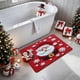 thumbnail image 5 of Felpudo Navideño Tejido | Felpudo de Baño de Diatomeas de Poliéster Multicolor | Alfombra Navideña Antideslizante | Resistente Al Desgaste | Decoración Navideña para El Hogar, 5 of 6