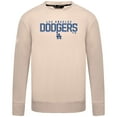 thumbnail image 2 of Men's Levelwear  Khaki Los Angeles Dodgers Mandate Carve Tri-Blend Sweatshirt, 2 of 3