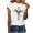 White, variant on Fashion Saving LiMoi Womens Clothing Under 10 Dollars Short Sleeve Shirt Womens T Shirts Loose Fit Printed Graphic Tees T Shirts for Women Reorders