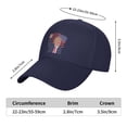 thumbnail image 3 of Yiaed Trump is our president 2024 1 Print Classic Low Profile Cotton Baseball Cap Soft Unconstructed Adjustable Size, 3 of 6