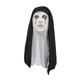 thumbnail image 2 of Nun Scary Latex Mask, Halloween Party Scary Full Head Costume Mask (nun Mask), 2 of 3