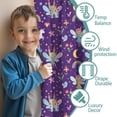 thumbnail image 3 of Blackout Kids Curtains,Purple Fairy Unicorn Pattern Childrens Insulated Curtains Set Of 2,Bedroom Essentials,Toddler Room Decor 42"x54", 3 of 5