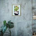 thumbnail image 2 of Creowell The Cactus Wall Art Canvas,Rustic Cactus Pictures Wall Art Canvas Prints Painting Ready to Hang for Home Office Living Room Bathroom Bedroom Kitchen Wall Decor 12x16in/16x20in, 2 of 4