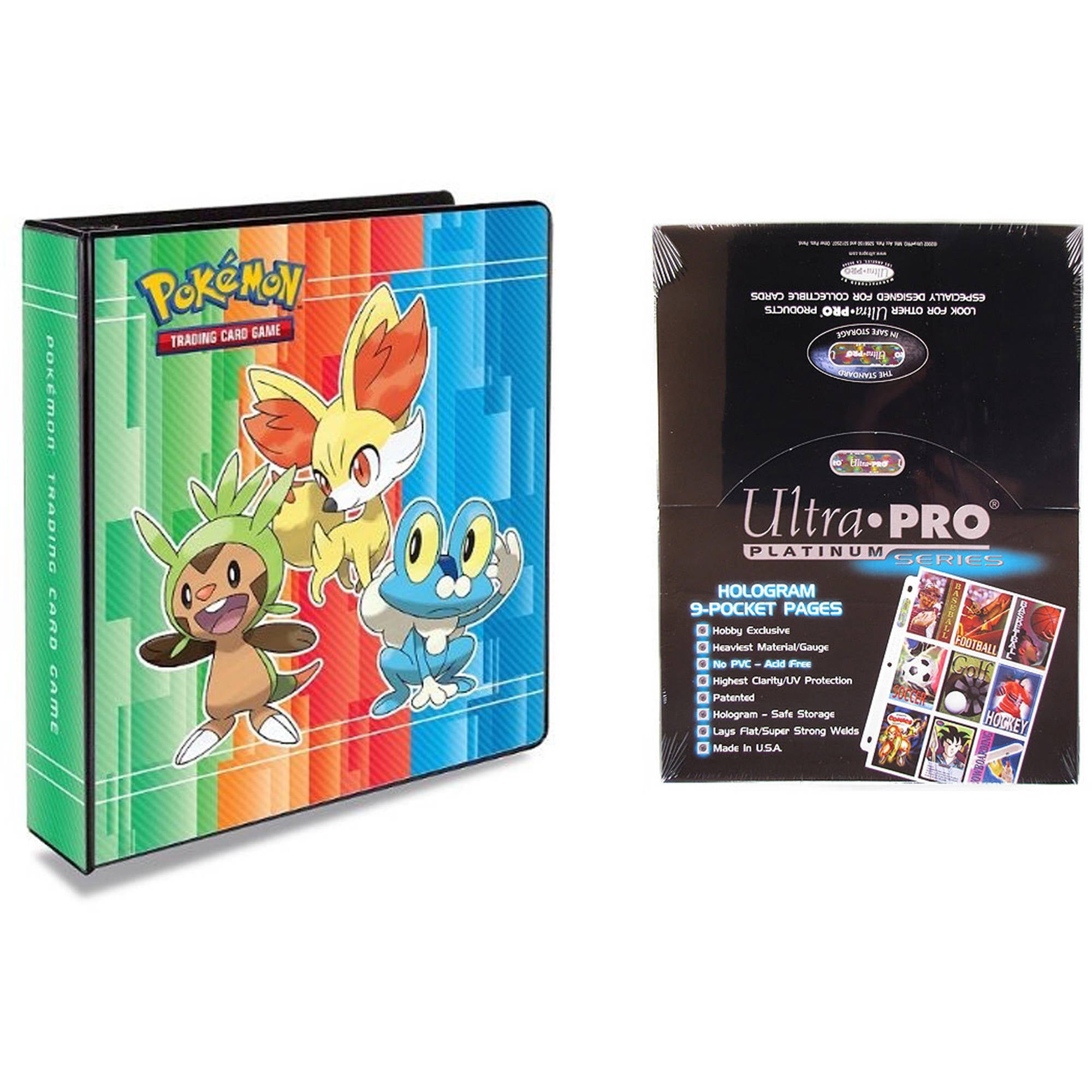 Pokemon Card Collect Pro Album Protector Binder Sheets Holder Book 