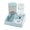 1, variant on Elegant Bowl Set Treat Water Dispenser Container 2 in 1 Water Bowls Pet Utensils