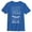 Royal Blue, variant on Boy's Marvel Father's Day Avengers Dad Traits Graphic Tee Black Medium