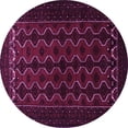 thumbnail image 1 of Ahgly Company Indoor Round Persian Purple Traditional Area Rugs, 7' Round, 1 of 4